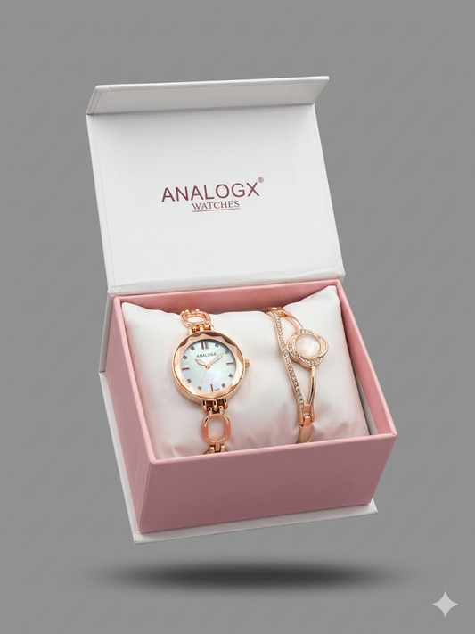 ANALOGX WATCH AND BRACELET